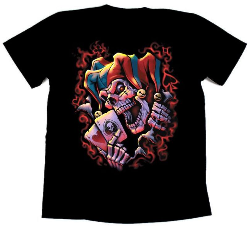Футболка байкерская WICKED JESTER