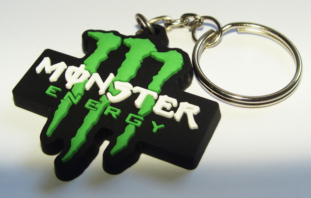 Брелок односторонний "Monster Energy" бр033