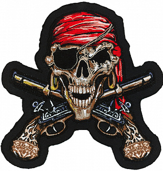 нашивка PIRATE SKULL