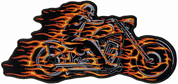 нашивка HELL RIDER BIKER - нш033
