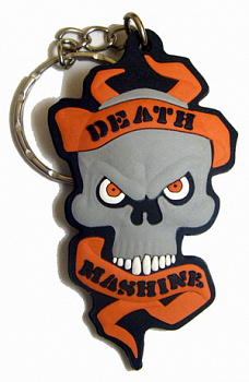 Брелок резиновый "Death machine" бр027