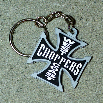 Брелок резиновый "West Coast Choppers" бр035