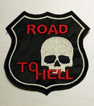 шеврон ROAD TO HELL - ш031