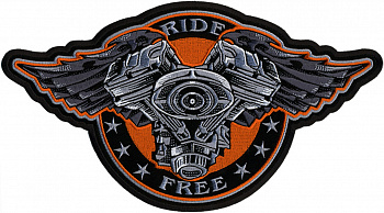 нашивка RIDE FREE WINGS - нш042