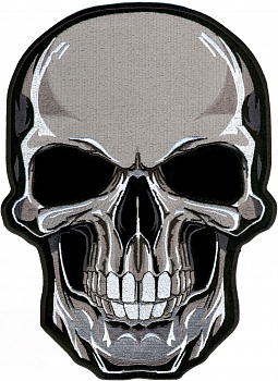 нашивка HARDCORE SKULL