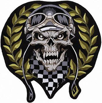 нашивка RACER SCULL