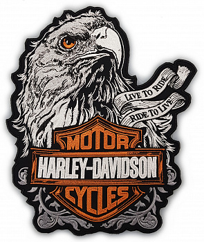 нашивка HARLEY-DAVIDSON EAGLE - нш174