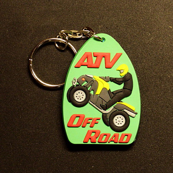 Брелок резиновый "ATV OffRoad" бр001