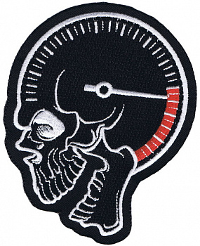 шеврон SPEEDOMETER SKULL - ш094