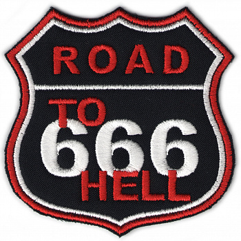 шеврон ROAD TO HELL new - ш290