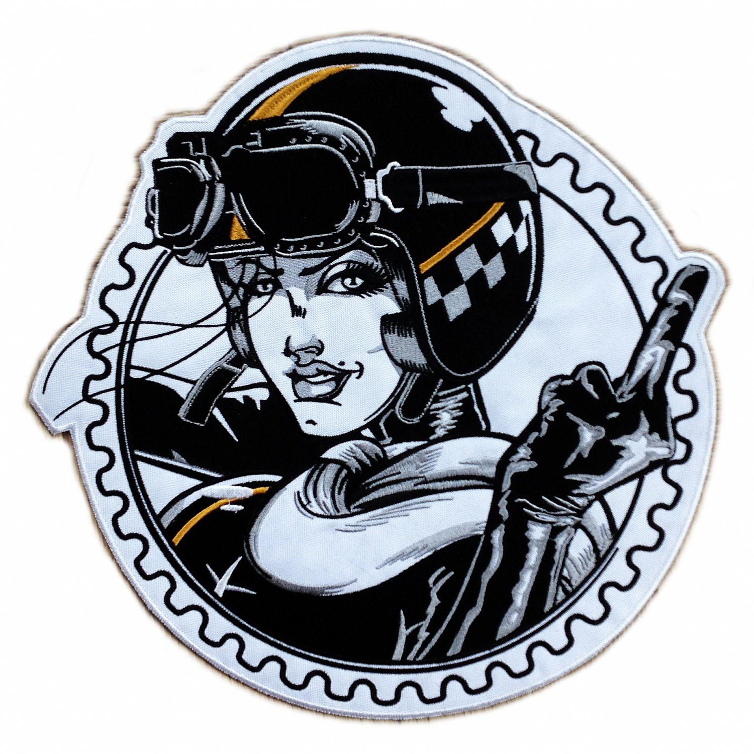 нашивка BIKER GIRL - нш161