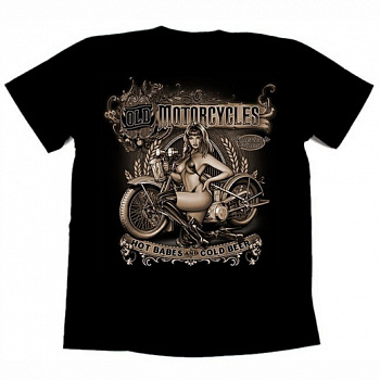 Футболка байкерская OLD MOTORCYCLES